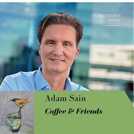 Meet Adam Sain and his "Coffee & Friends" Collection
