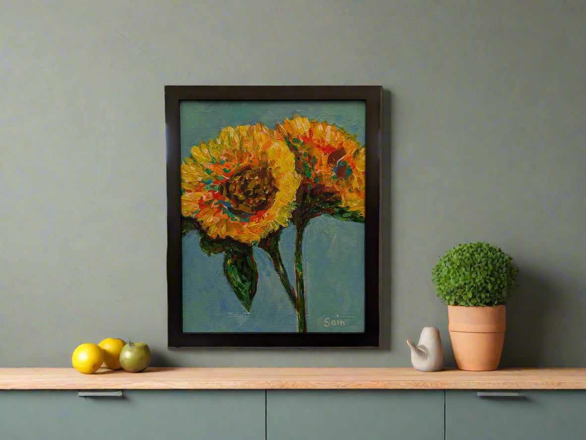Two Sunflowers