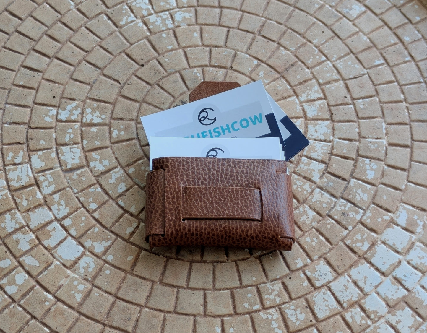 Rogueish Cow Stitch Less Card Holder Wallet