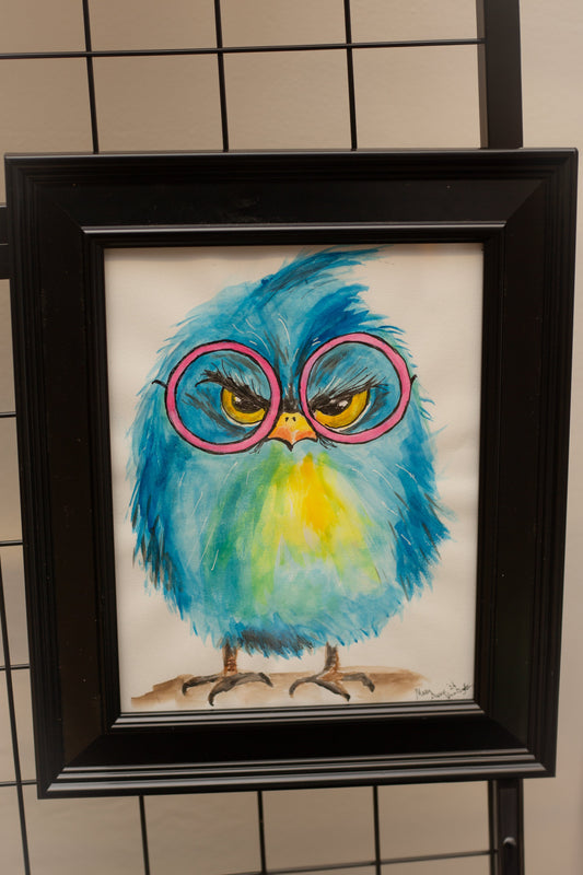 Angry Bird by Maryanne VanDyke - Trellis & Vine Maryann VanDyke Original Artwork