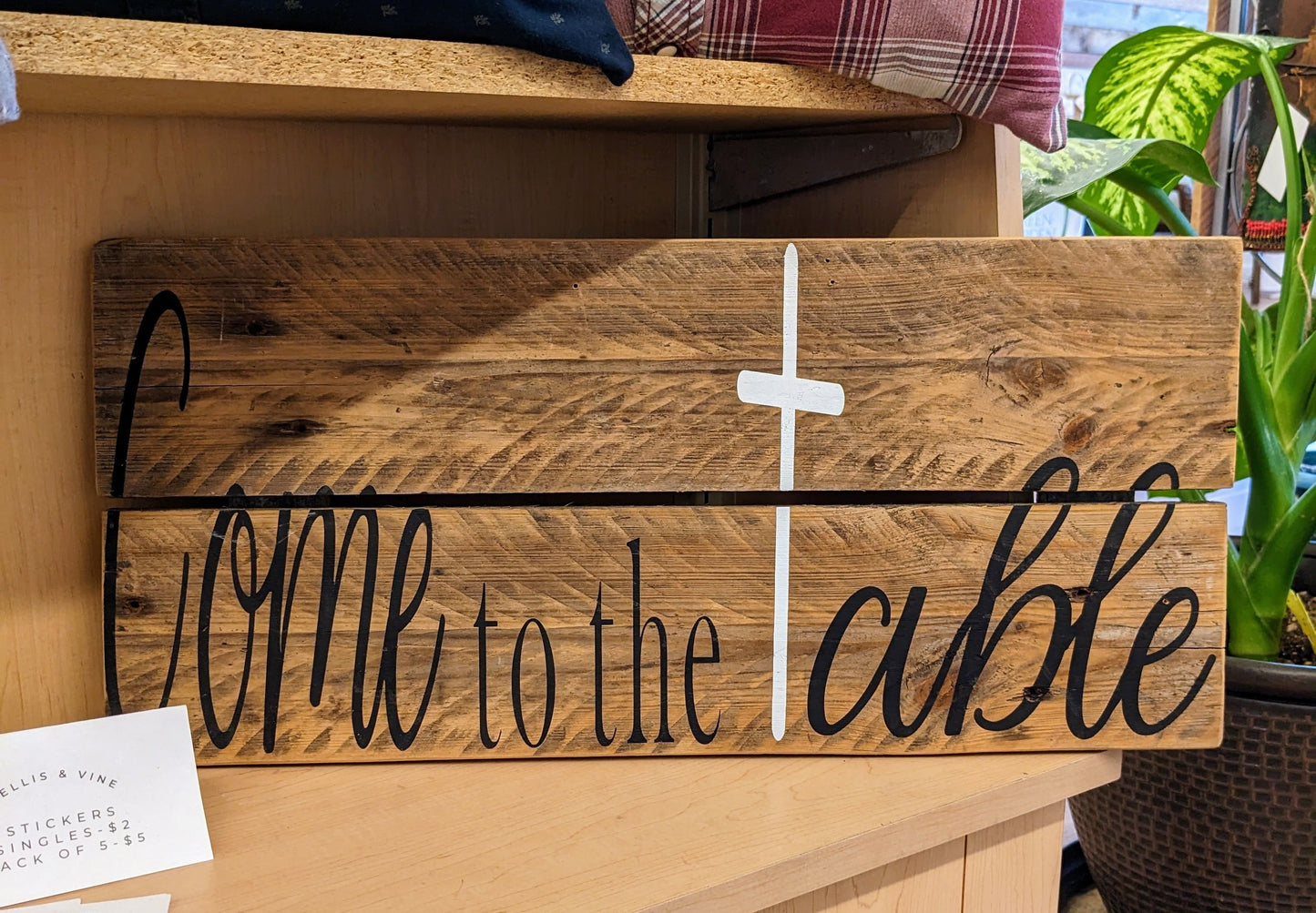 "Come to the Table" Custom Home Decor Sign by Jenni Hollingsworth - Trellis & Vine Jenni Hollingsworth Sign
