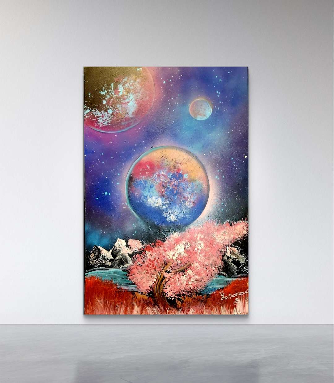 Cosmic Paradise - Trellis & Vine Lavonous Byars Artwork