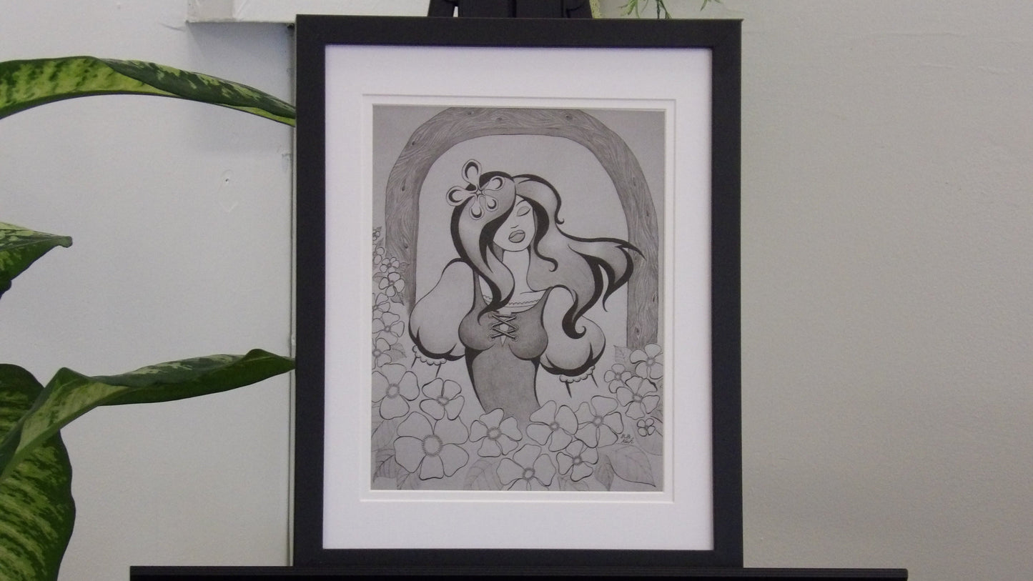 Garden Gate by B.B. Rich - Trellis & Vine B.B. Rich Art Print