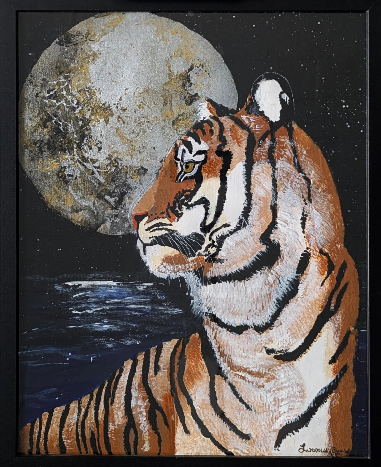 Midnight Savage by Lavonous Byars - Trellis & Vine Lavonous Byars Art Piece