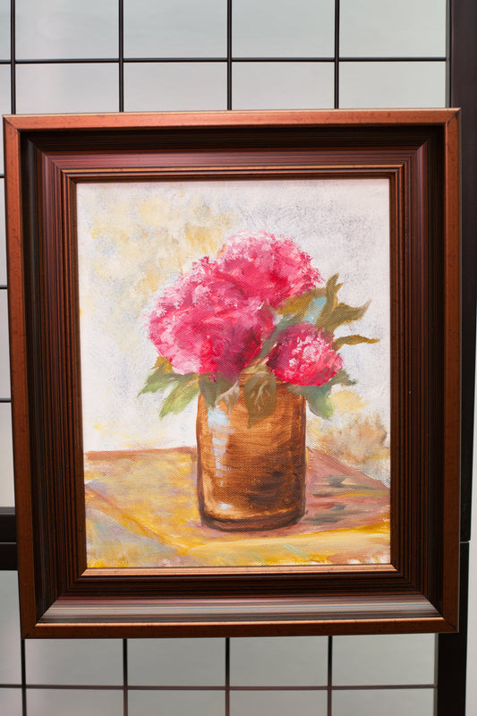 Pink Bouquet by Maryanne VanDyke - Trellis & Vine Maryanne VanDyke Original Artwork