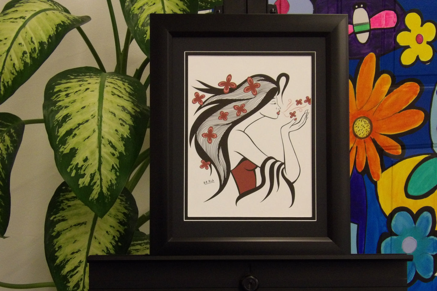 Pleasant Fragrance by B.B.Rich - Trellis & Vine B.B. Rich Art Print