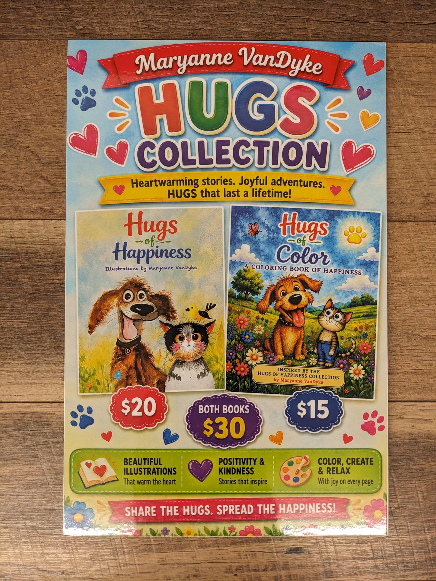 PRESALE: Hugs of Happiness Collection - Books & Illustrations by Maryanne VanDyke - Trellis & Vine Trellis & Vine Books
