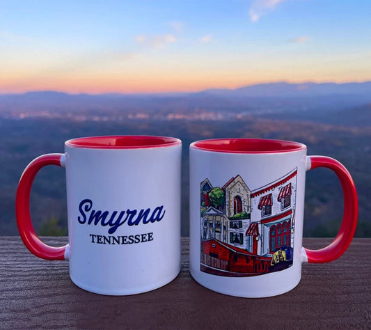 Smyrna Collection Mug Designed by Adam Sain - Trellis & Vine Adam Sain Mug