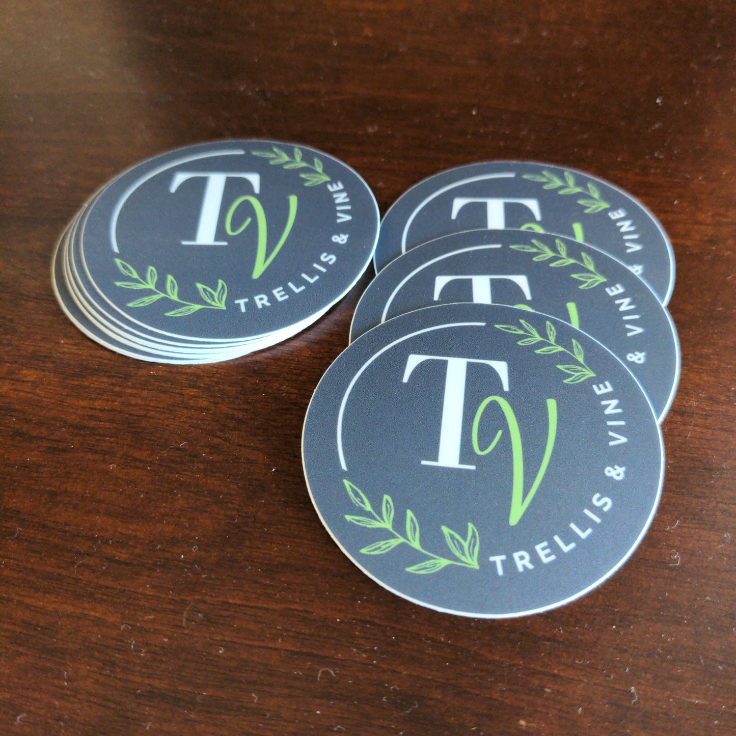 T&V Stickers - Trellis & Vine Trellis & Vine Logo Stickers