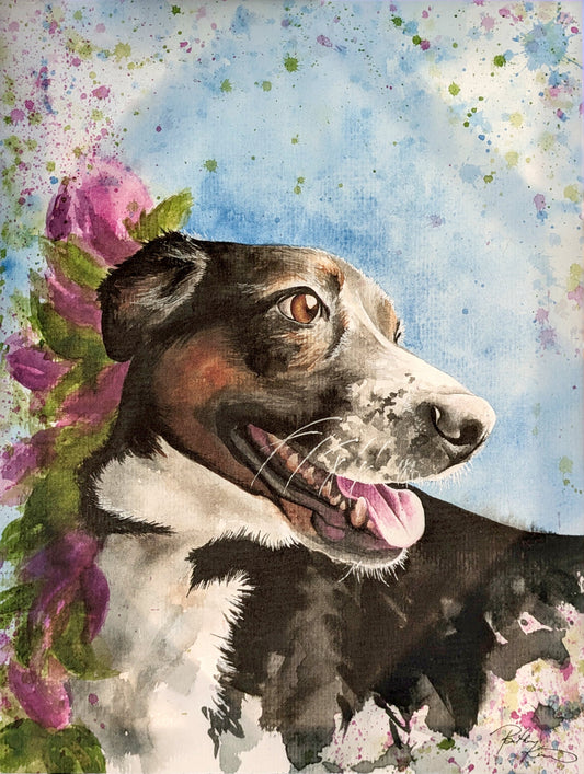 A Best Friend 18x24 Canvas Print by Beth Kiernan