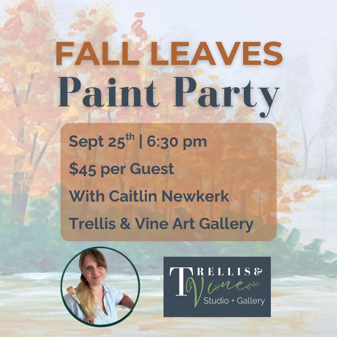 Fall Leaves: An Autumn Paint Party | Sept 25th