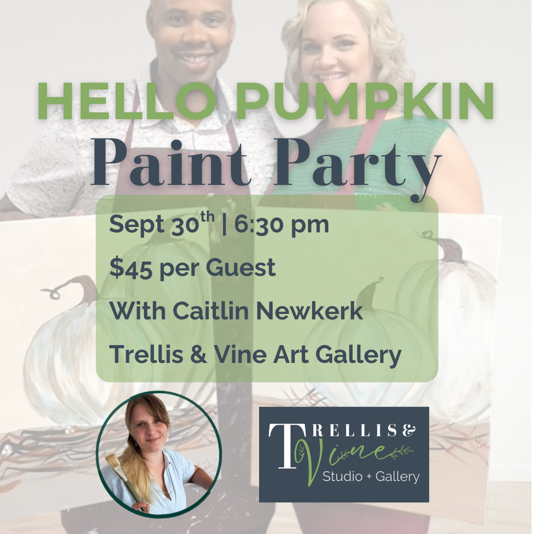 Hello Pumpkin: A Fall Paint Party | Oct 3rd