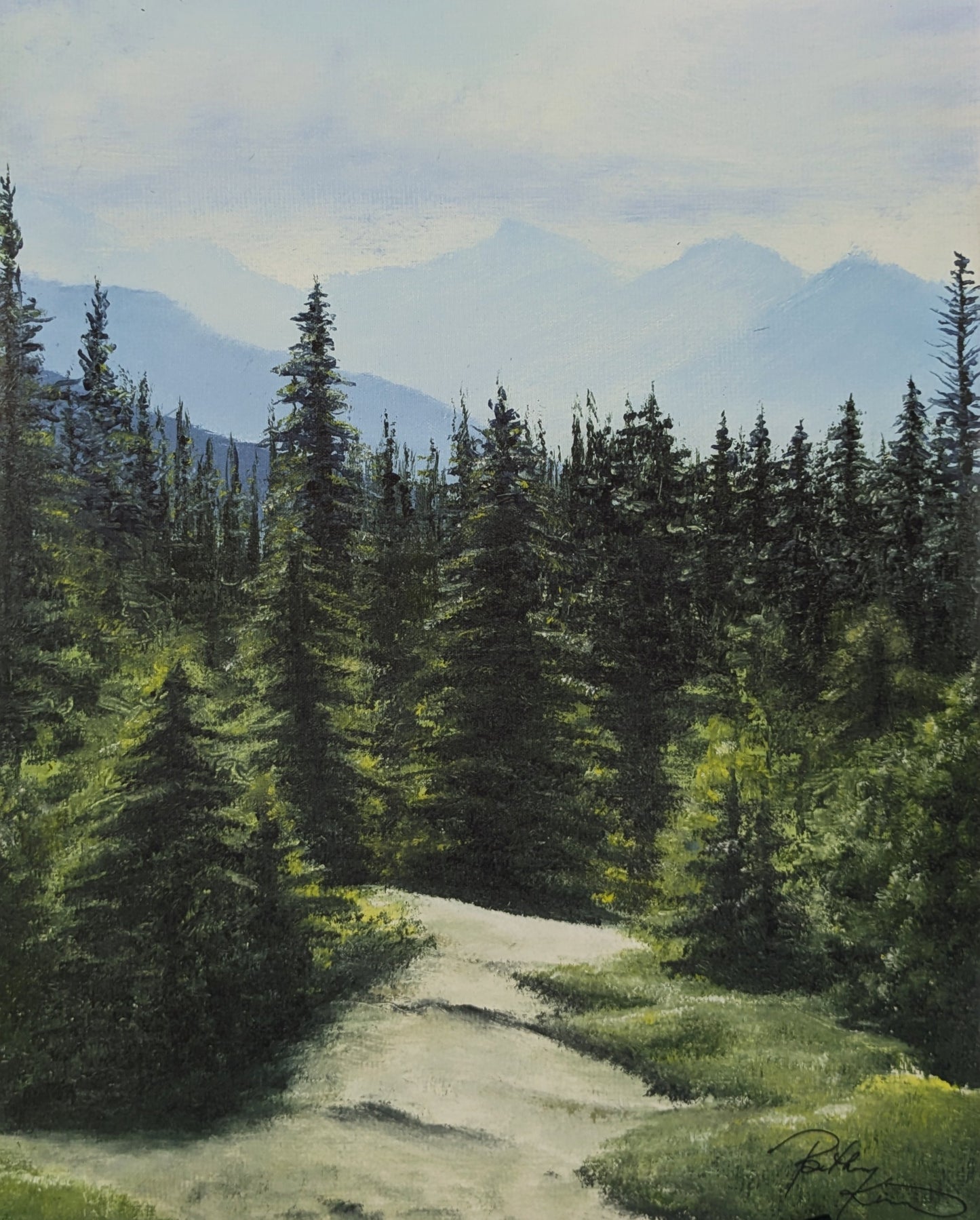 Mountain Bliss Prints by Adventurine Art Studio
