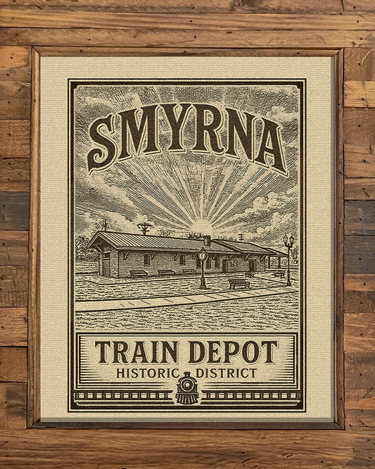 Smyrna's Historic Train Depot by Adam Sain