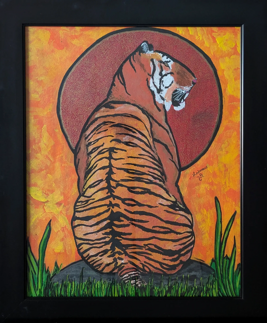 Abstract Tiger by Lavonous Byars