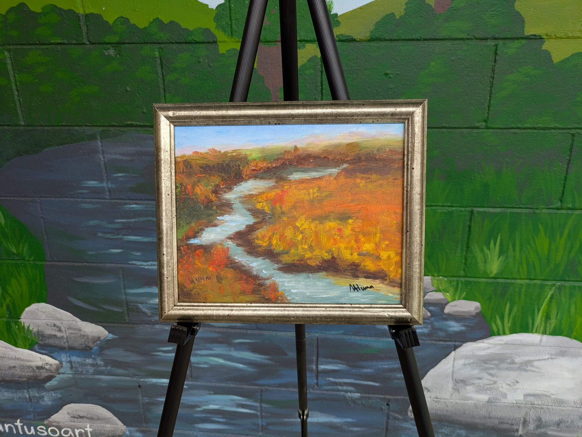 Autumn River by Maryanne VanDyke - Trellis & Vine Maryanne VanDyke Original Artwork