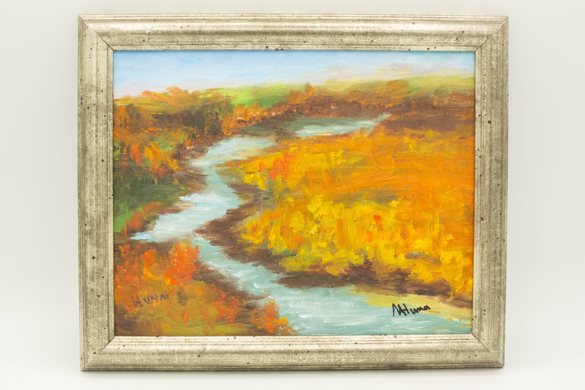 Autumn River by Maryanne VanDyke - Trellis & Vine Maryanne VanDyke Original Artwork