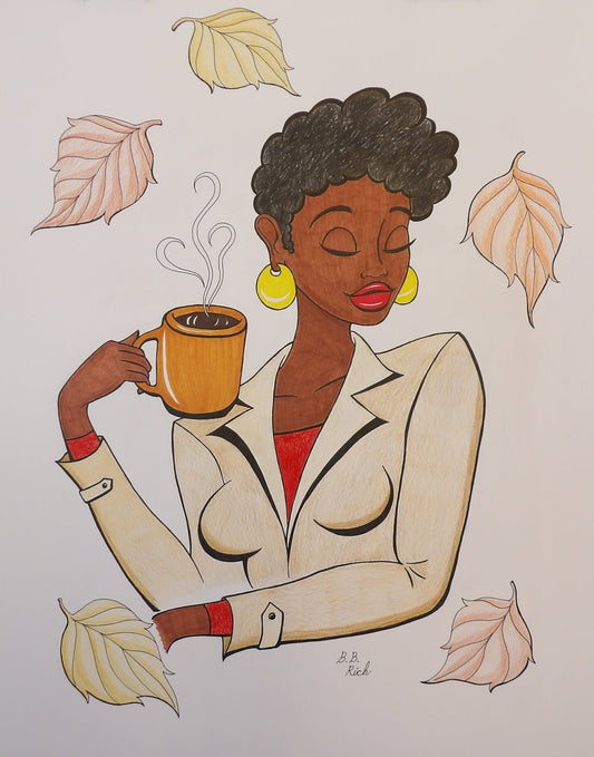Coffee and Confidence by B.B. Rich - Trellis & Vine B.B. Rich Artwork