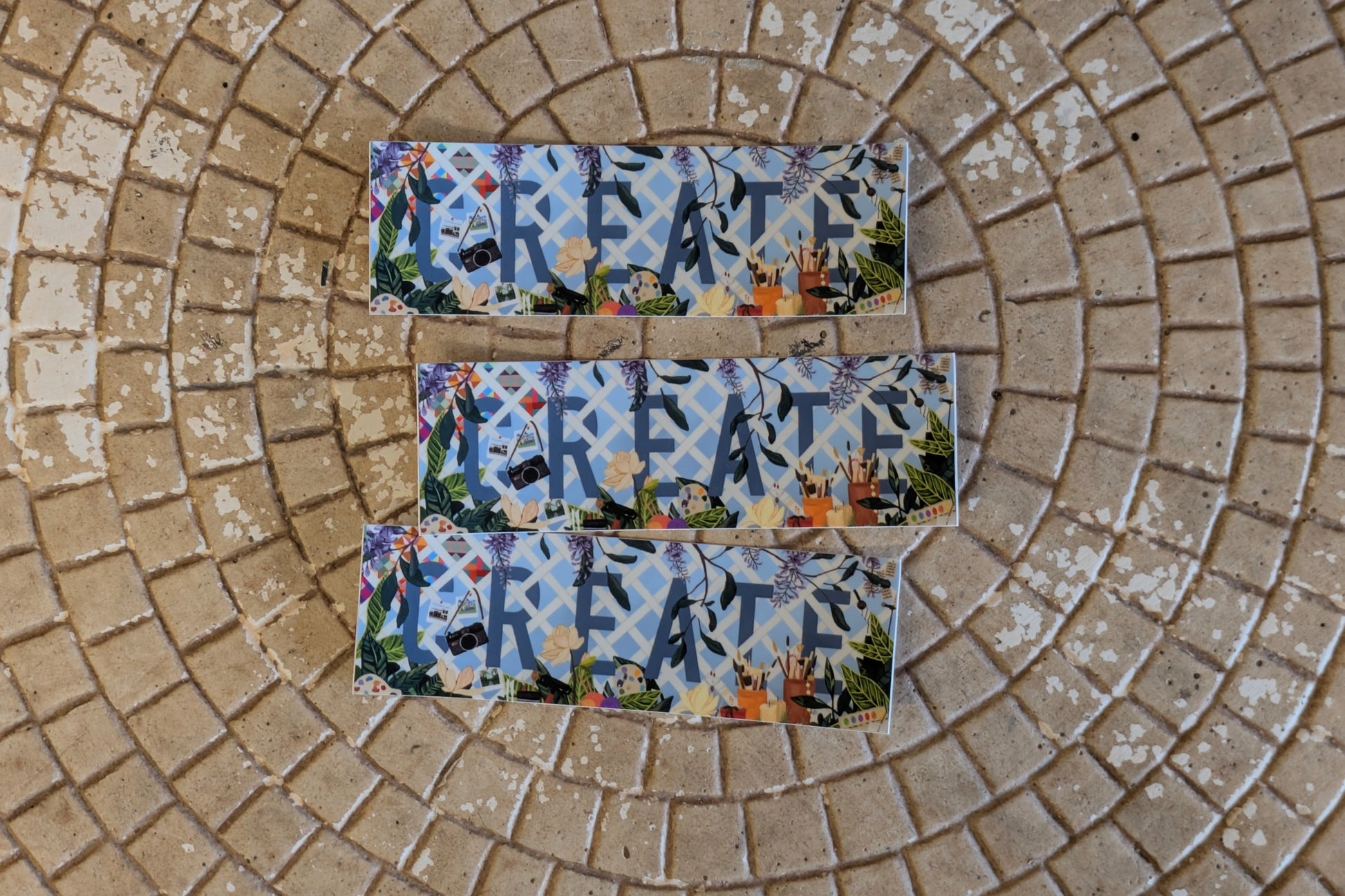 Create Design Sticker by Madison Pantuso - Trellis & Vine Trellis & Vine Single stickers