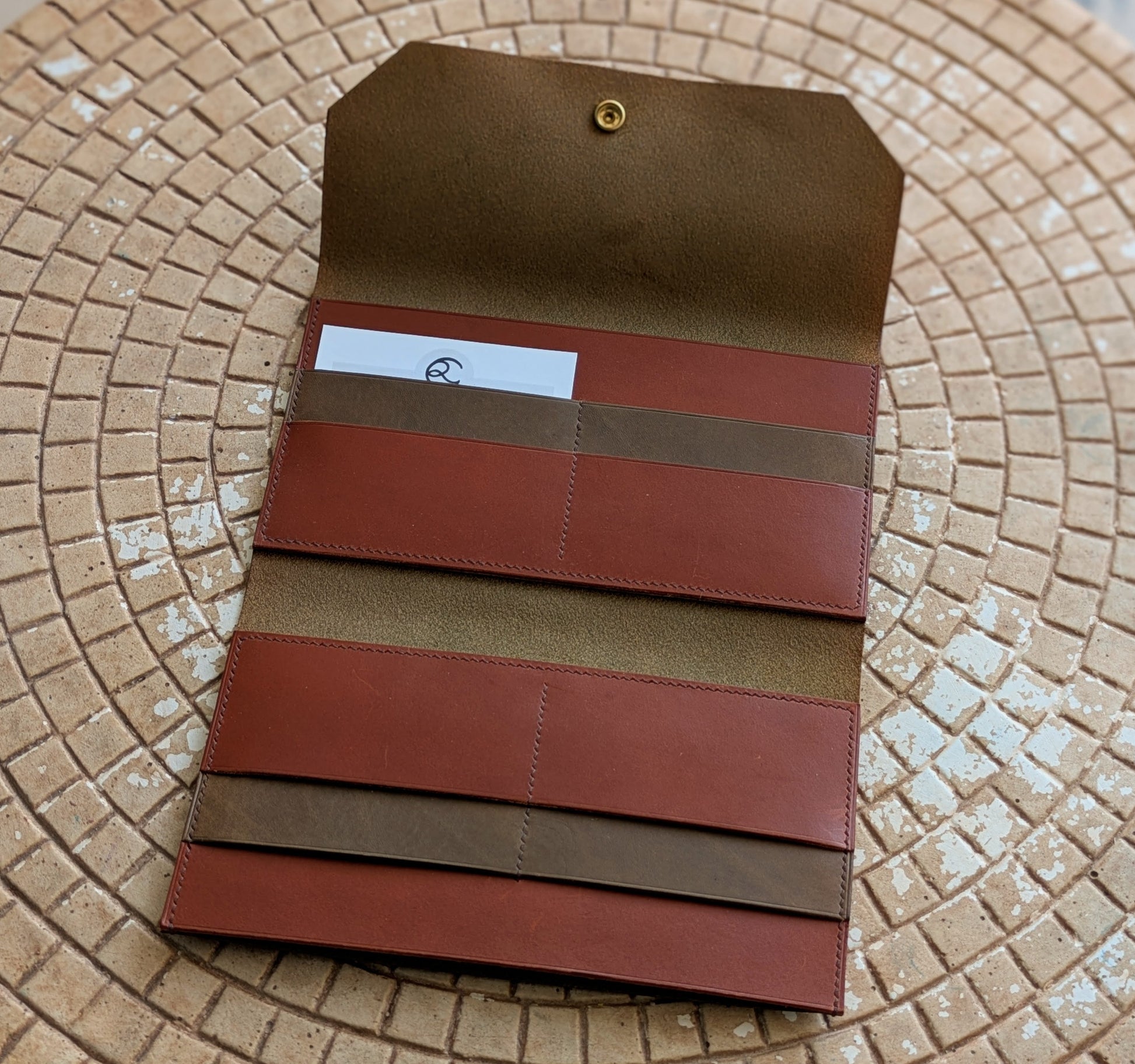 Envelope Wallet made by Rogueish Cow - Trellis & Vine Rogueish Cow Wallet