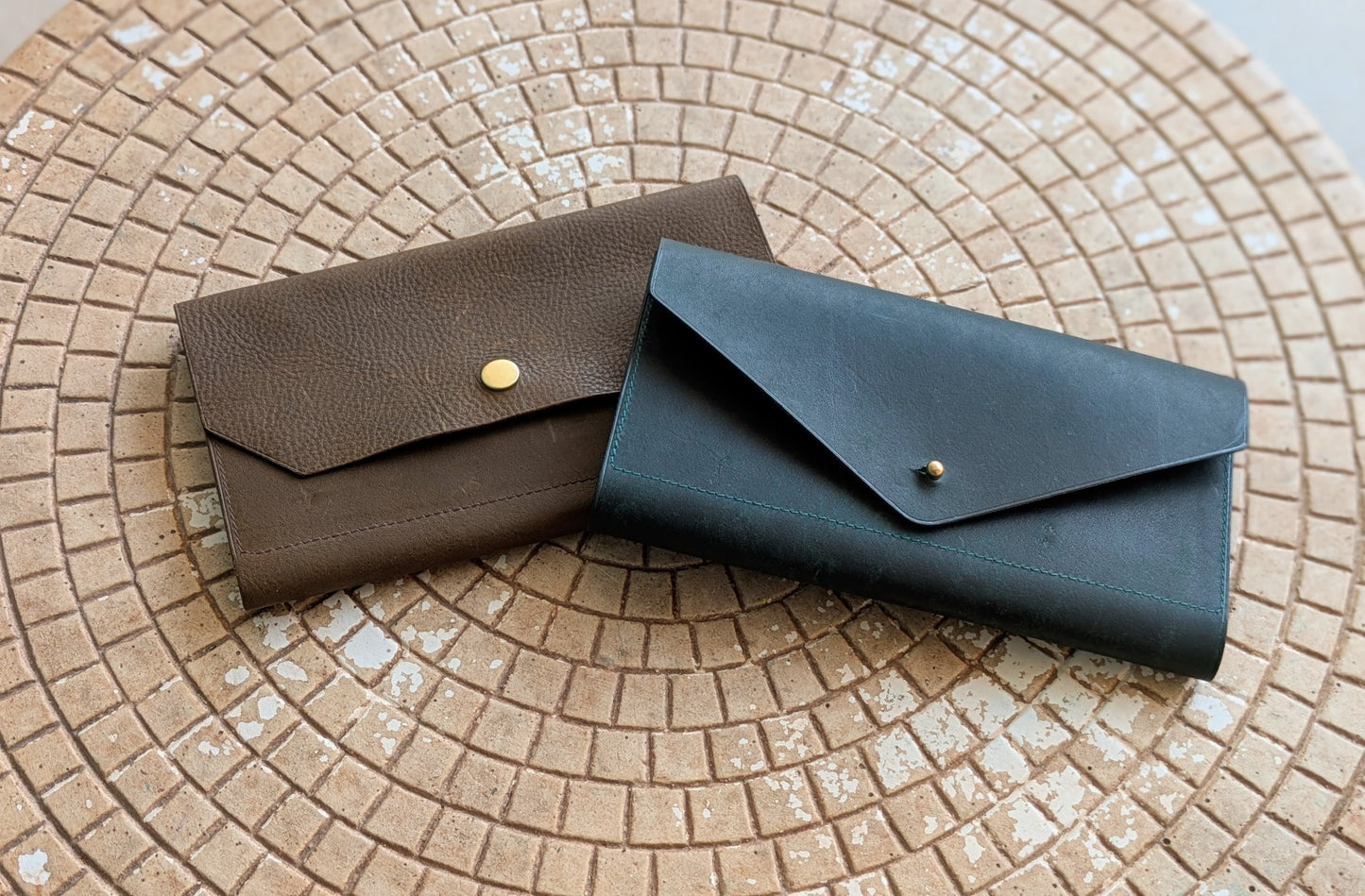 Envelope Wallet made by Rogueish Cow - Trellis & Vine Rogueish Cow Wallet