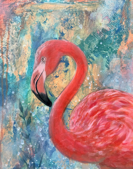 Flock Together: A Mixed Media Paint Party - Trellis & Vine Trellis & Vine Class Event