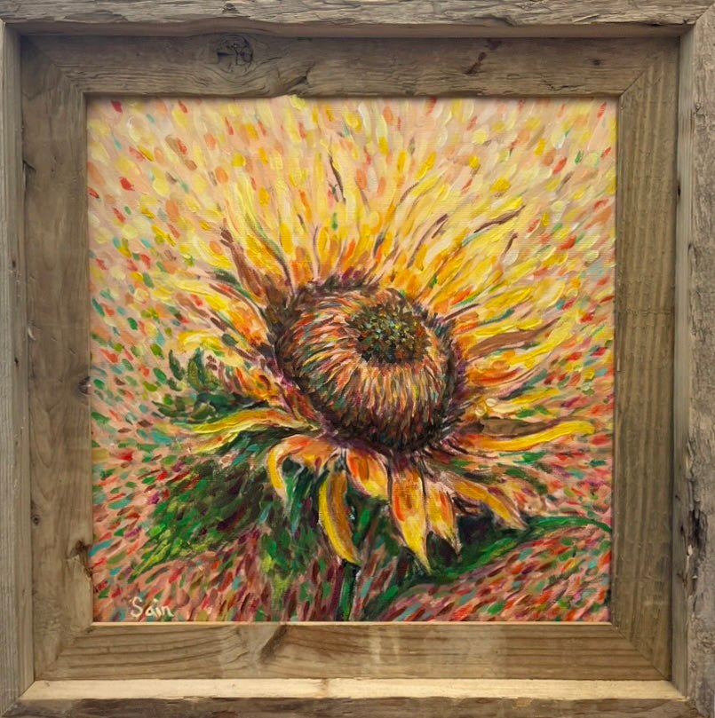 "In Bloom" Original by Adam Sain - Trellis & Vine Adam Sain Original Artwork