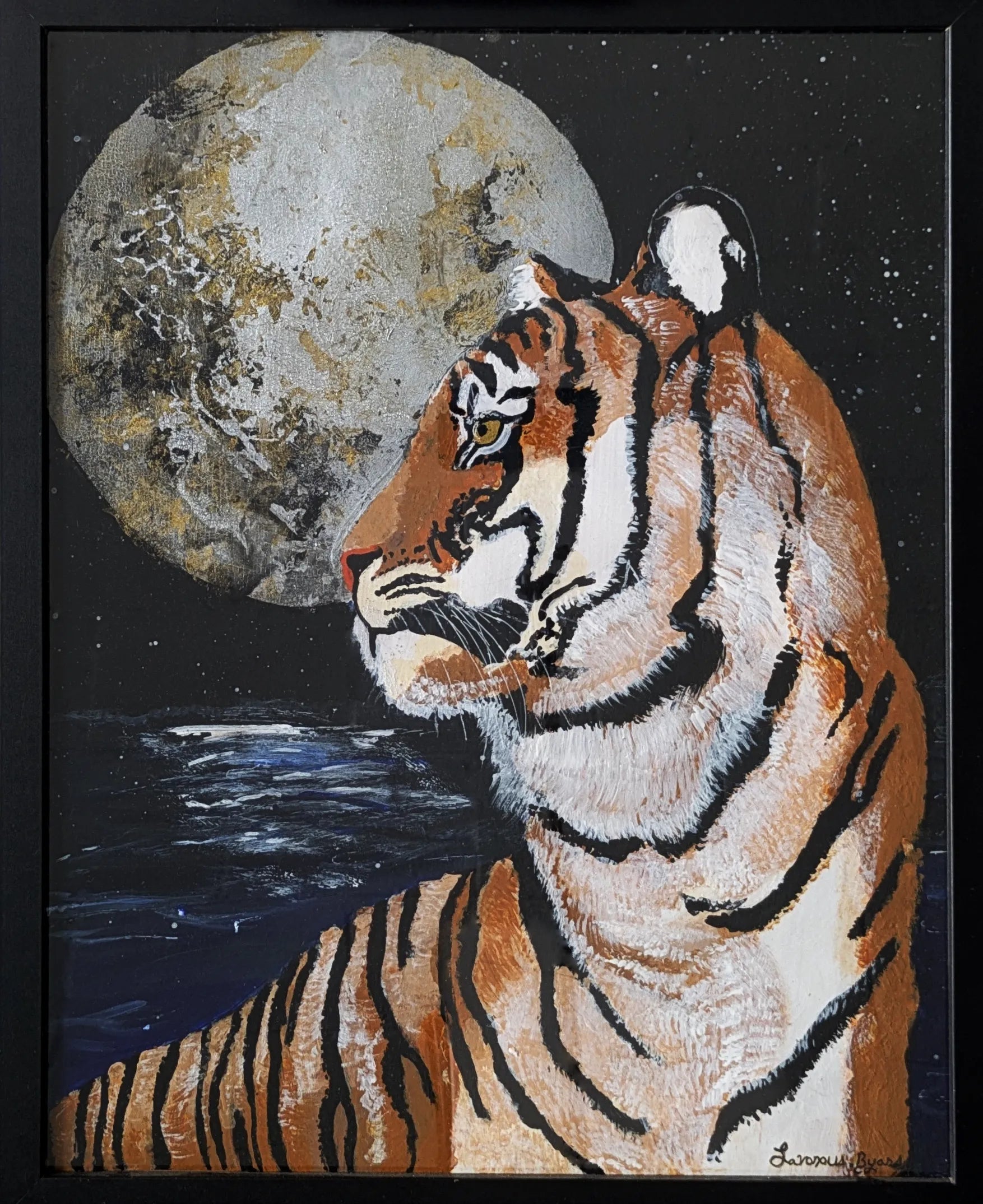 Midnight Savage by Lavonous Byars - Trellis & Vine Lavonous Byars Art Piece