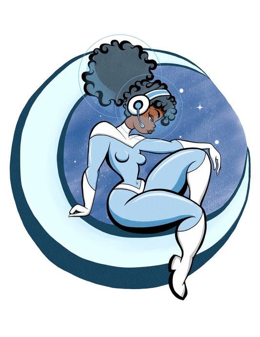 Once in a Blue Moon by B.B. Rich - Trellis & Vine B.B. Rich Artwork