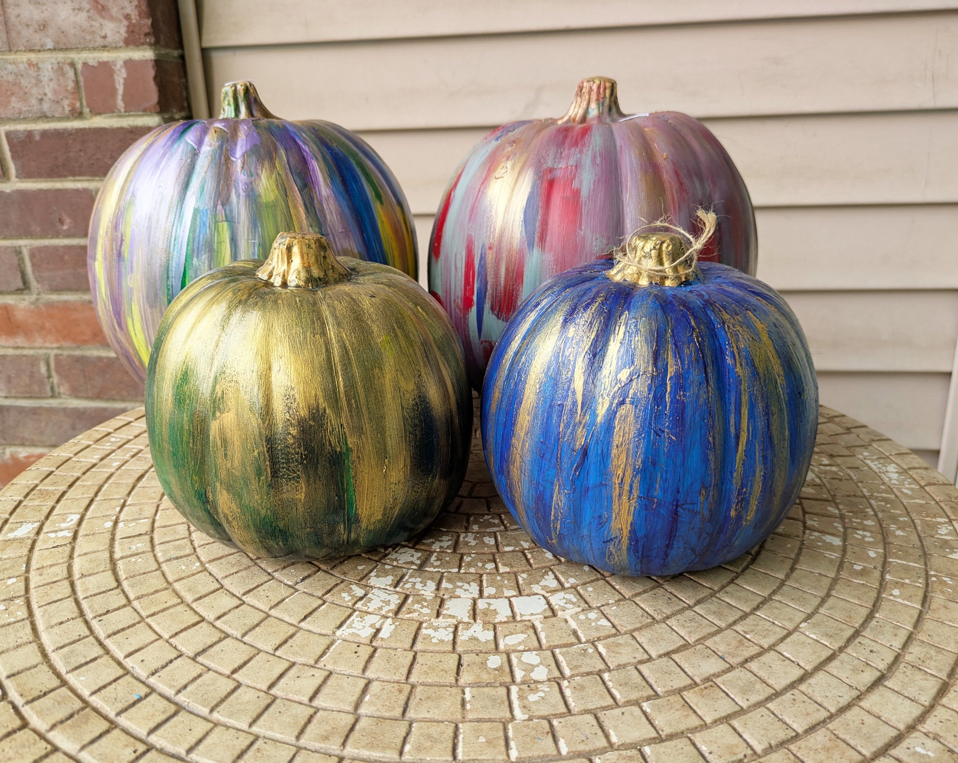 Painted Pumpkins - Trellis & Vine Haniyfa Muhammad Branka Pumpkins