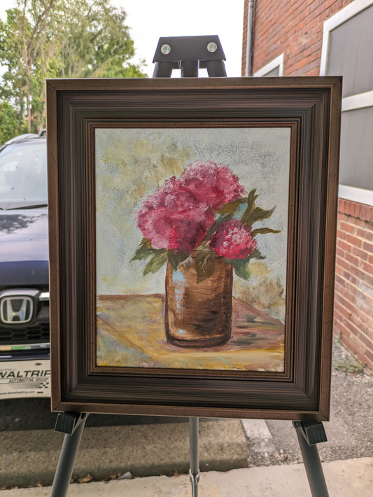 Pink Bouquet by Maryanne VanDyke - Trellis & Vine Maryanne VanDyke Original Artwork