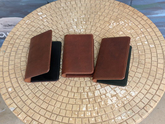 Rogueish Cow Notebook Wallets - Trellis & Vine Rogueish Cow Passport Wallet