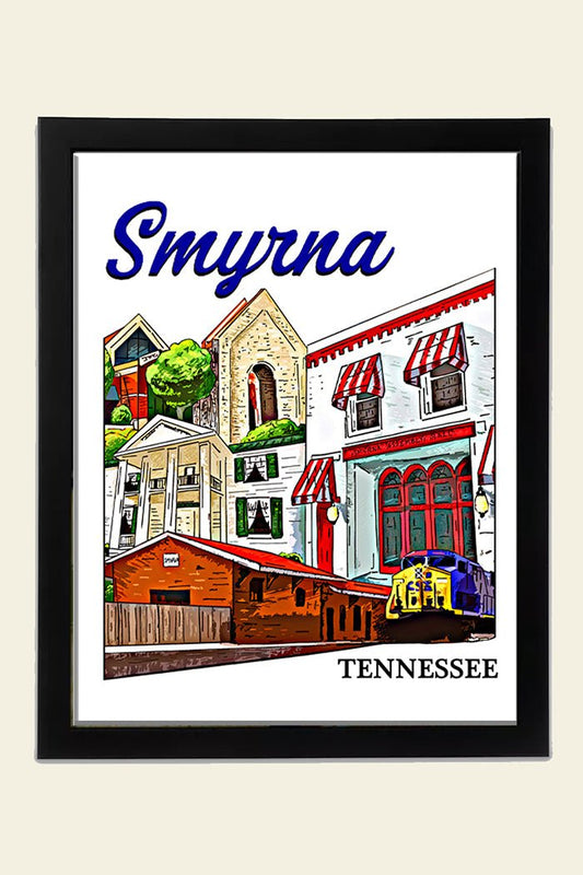 Smyrna Print/Poster - Trellis & Vine Adam Sain Art Print