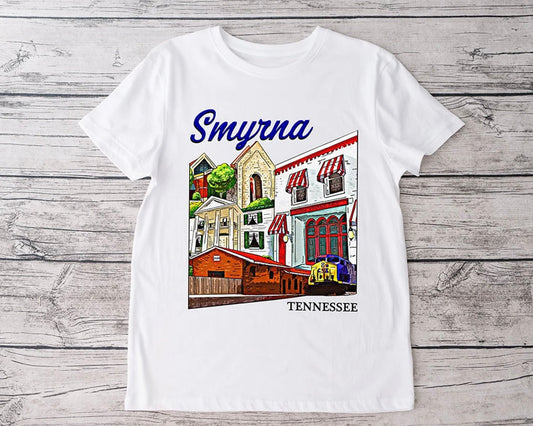 Smyrna T-Shirts - Trellis & Vine Adam Sain T-shirt