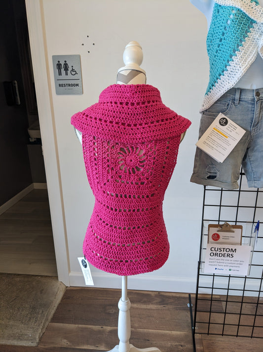 Circle Vests - Trellis & Vine CLS Knit & Crochet Crocheted Clothing